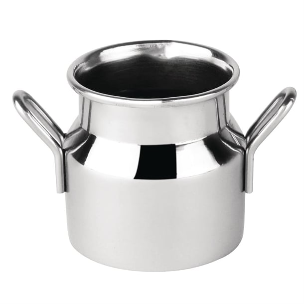 Olympia Stainless Steel Mini Milk Churn Small 60ml cl203