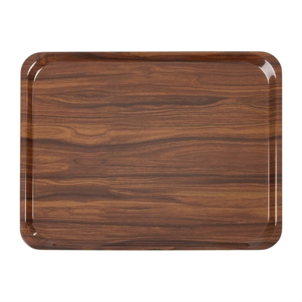 Cambro Tray Capri Rectangle Walnut 270x380mm fb841