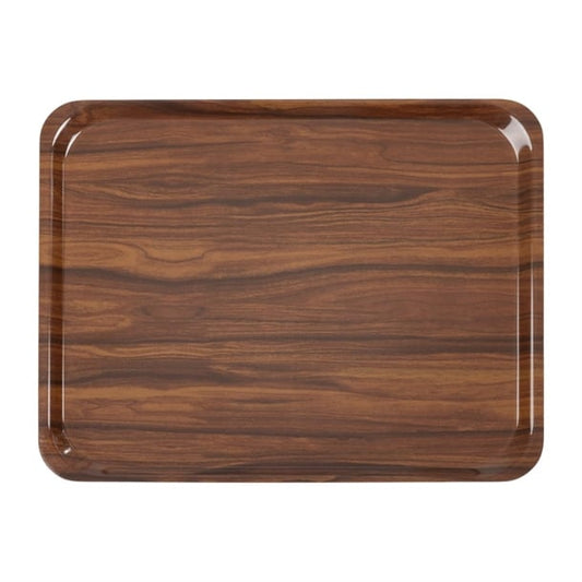 Cambro Tray Capri Rectangle Walnut 270x380mm fb841