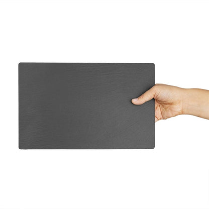 Olympia Smooth Edged Slate Platters 280 x 180mm (2 Pack) cm063