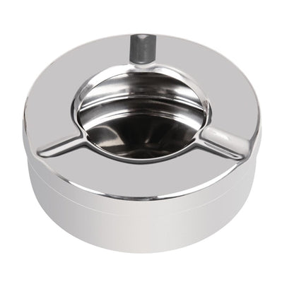 Olympia Stainless Steel Windproof Ashtray 90mm (6 Pack) cm368