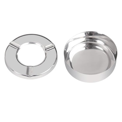 Olympia Stainless Steel Windproof Ashtray 90mm (6 Pack) cm368