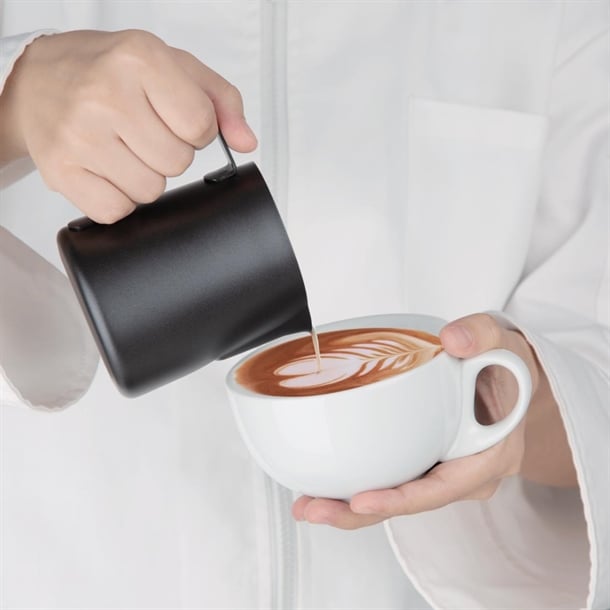 Olympia Black Non-Stick Milk Frothing Jug p_cm606