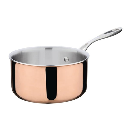 Vogue Copper Tri-Wall Saucepan 18cm cm675