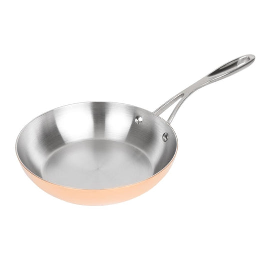 Vogue Copper Tri-Wall Frying Pan 20cm cm678