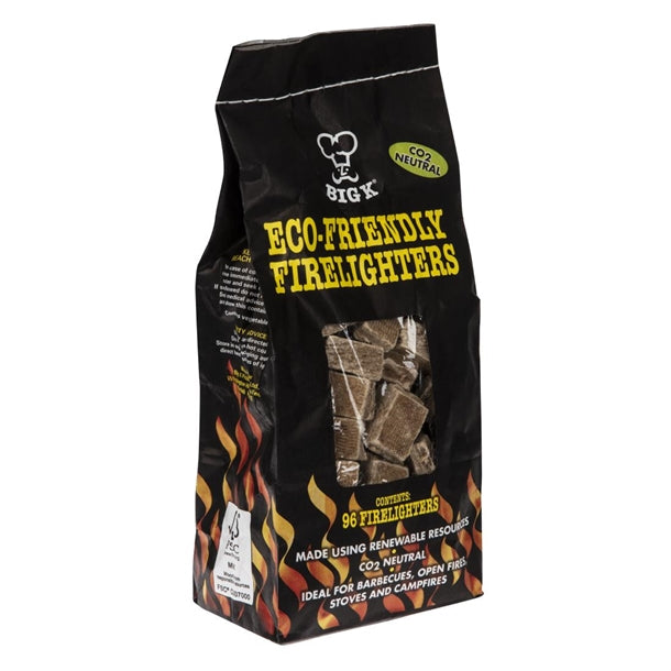 Big K Eco-Friendly Firelighters (96 Pack) cm828