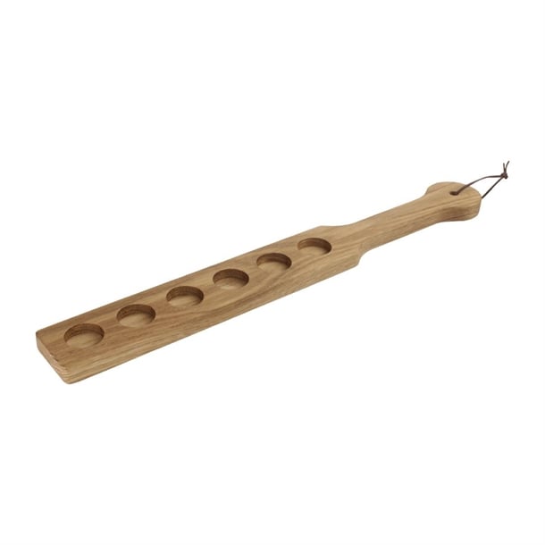 Olympia Oak Wood 6 Shot Wooden Paddle Board 500mm cn508