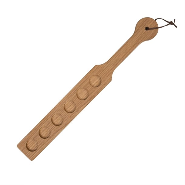 Olympia Oak Wood 6 Shot Wooden Paddle Board 500mm cn508