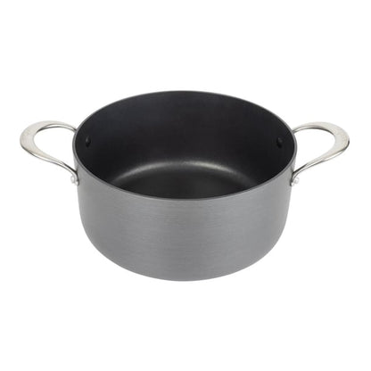 Vogue Anodised Aluminium Non-Stick Casserole Pan 24cm cn950