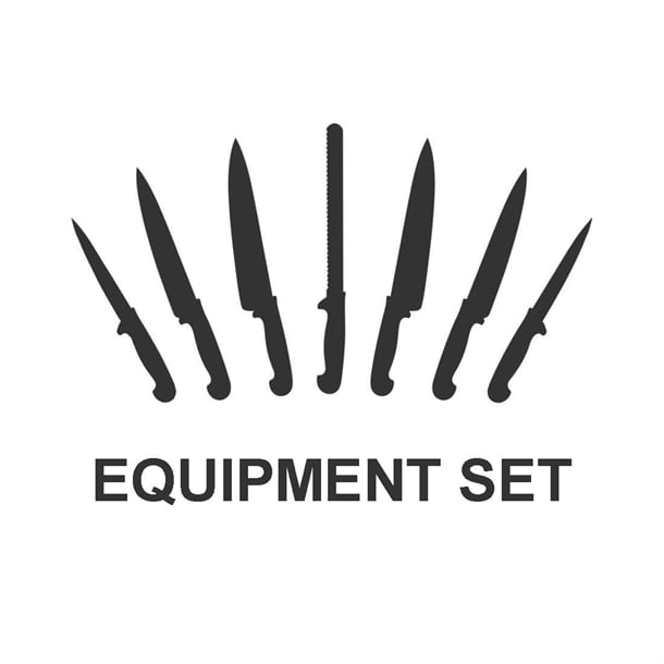 Vogue Soft Grip 6-Piece Knife Set with Wallet s725