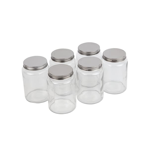 Vogue Glass Screw Top Preserving Jar 550ml (6 Pack) cp083