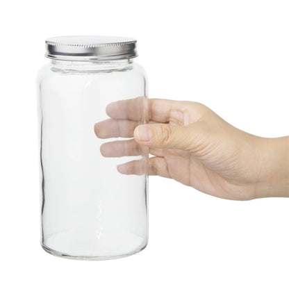 Vogue Glass Screw Top Preserving Jar 800ml (6 Pack) cp084