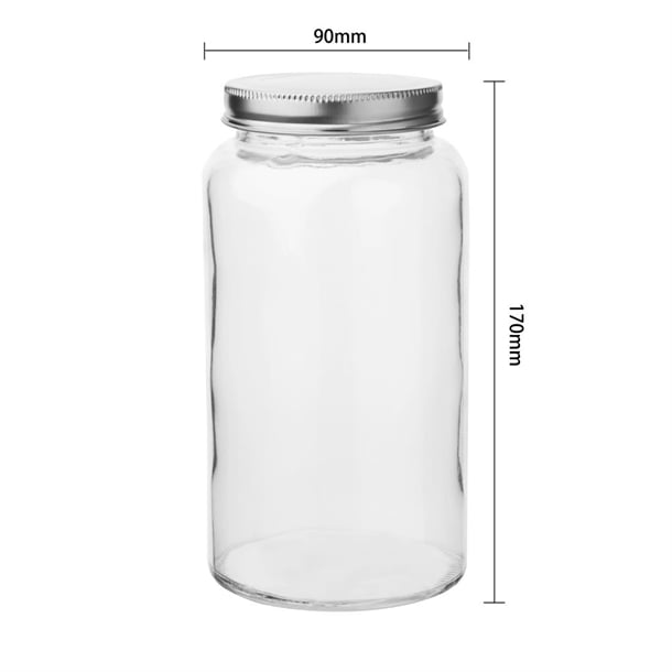 Vogue Glass Screw Top Preserving Jar 800ml (6 Pack) cp084
