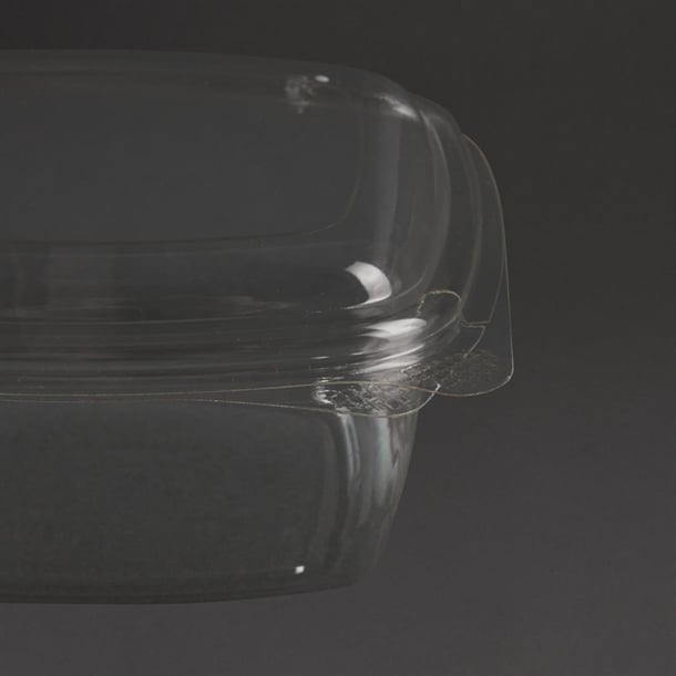 Vegware Compostable PLA Hinged-Lid Deli Containers p_cp412