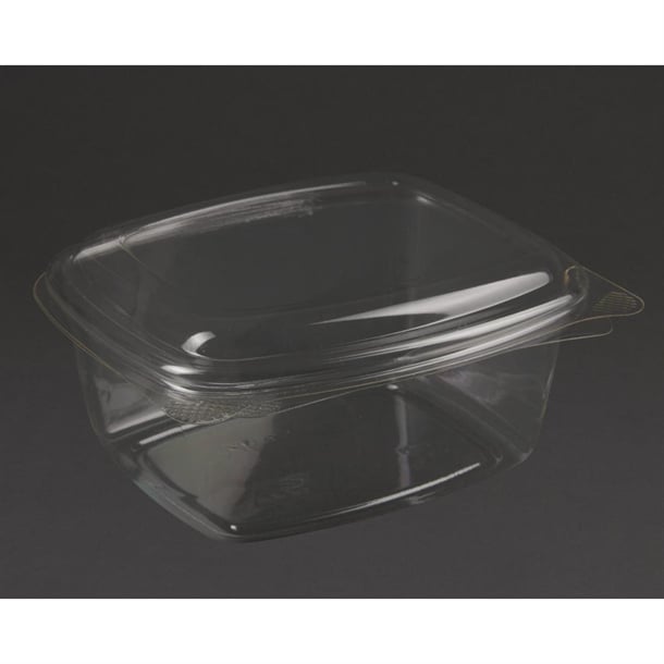 Vegware Compostable PLA Hinged-Lid Deli Containers p_cp412