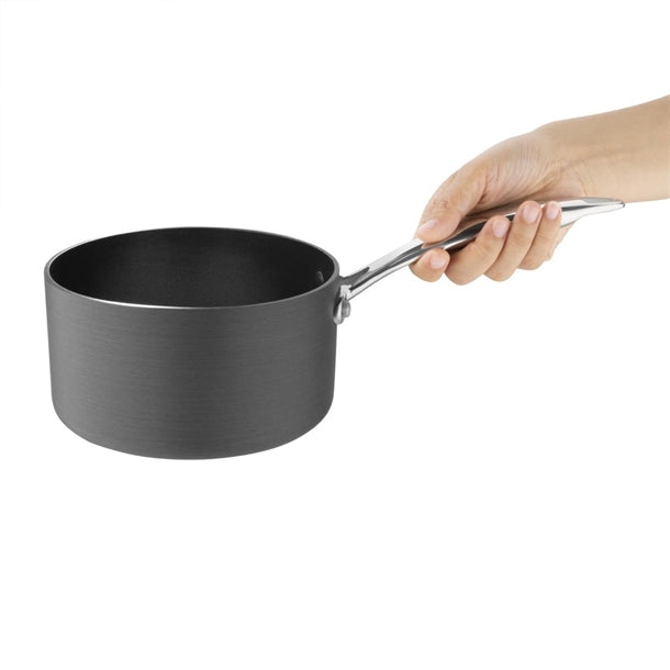 Vogue Anodised Aluminium Non-Stick Saucepan 16cm cp762