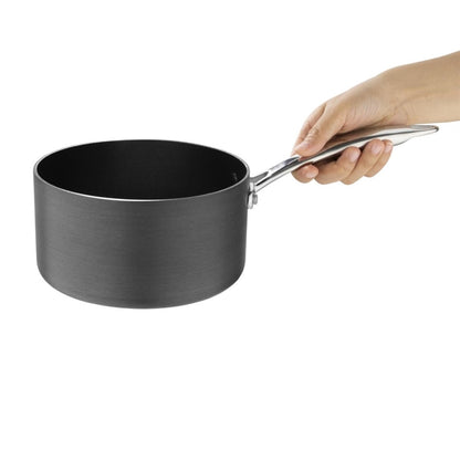Vogue Anodised Aluminium Non-Stick Saucepan 18cm cp764