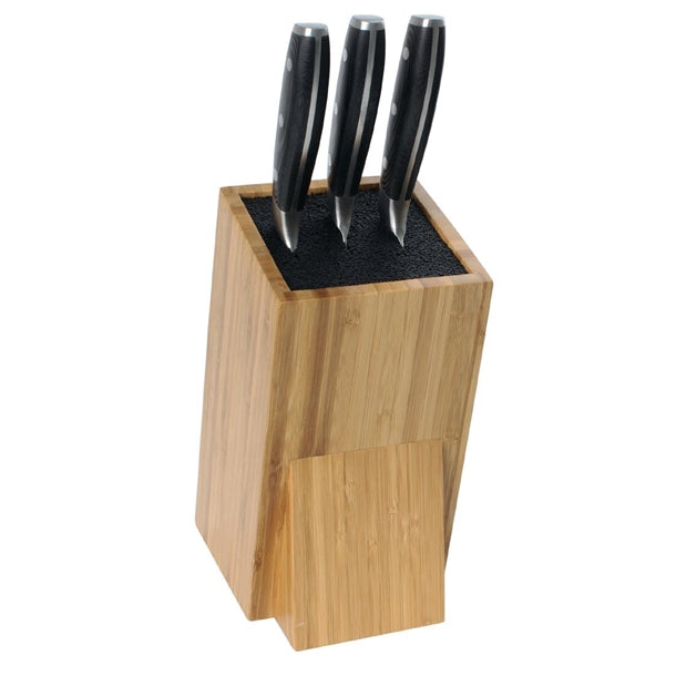 Vogue Wooden Universal Knife Block cp862