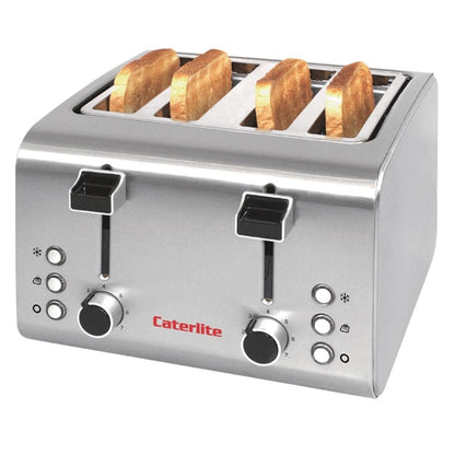 Caterlite 4 Slot Stainless Steel Toaster cp929