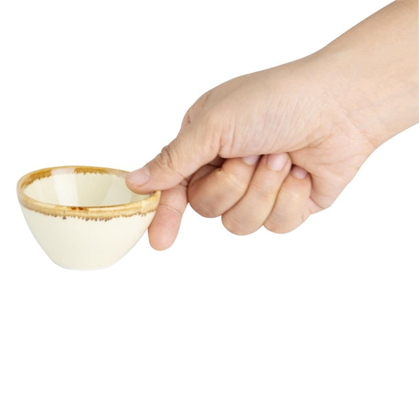 Olympia Kiln Dipping Pots Sandstone 70mm (12 Pack) cp956