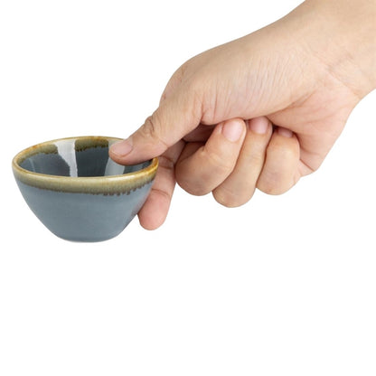Olympia Kiln Dipping Pots Ocean 70mm (12 Pack) cp957