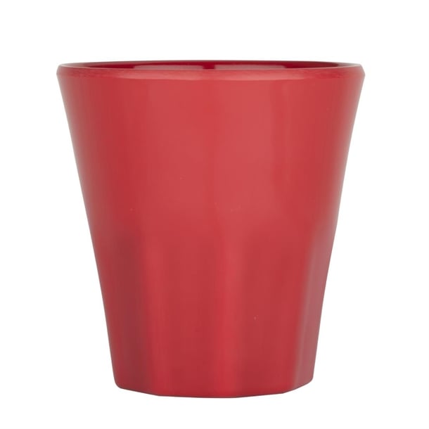 Olympia Kristallon Melamine Plastic Tumblers Red 290ml (6 Pack) cr343