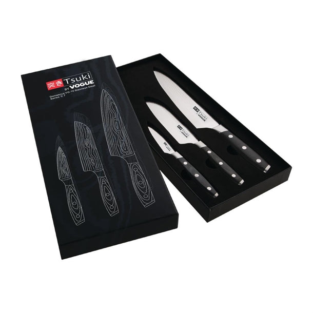 Vogue Tsuki 3-Piece Knife Set Series 7 cr403