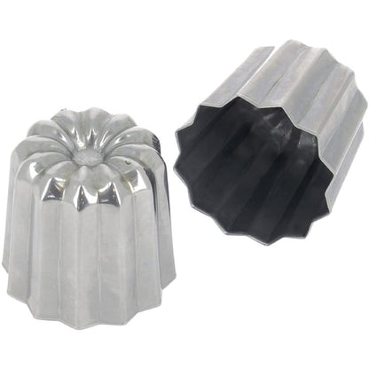 DeBuyer Stainless Steel Cannele Fluted Mould p_cr660