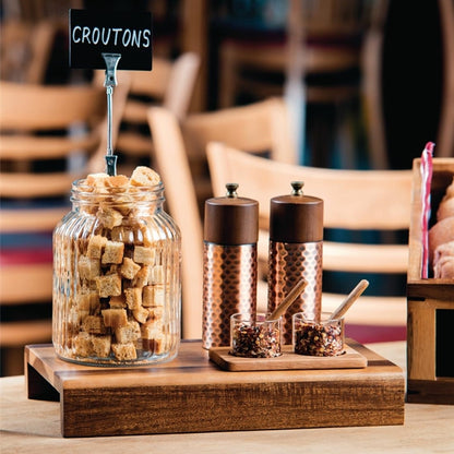 Olympia Copper Wood Salt and Pepper Mill Set (2 Pack) cr689