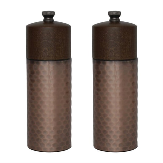 Olympia Copper Wood Salt and Pepper Mill Set (2 Pack) cr689