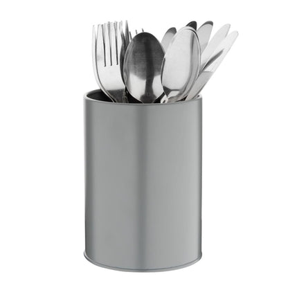 Olympia Galvanised Utensil Tin Grey cr971