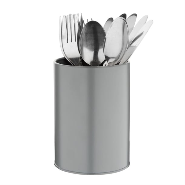 Olympia Galvanised Utensil Tin Grey cr971