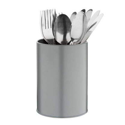 Olympia Galvanised Utensil Tin Grey cr971