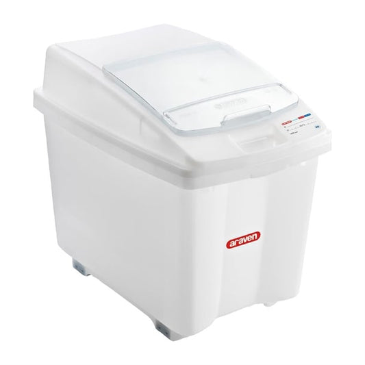 Araven Transparent Mobile Ingredient Bin 100Ltr cr977