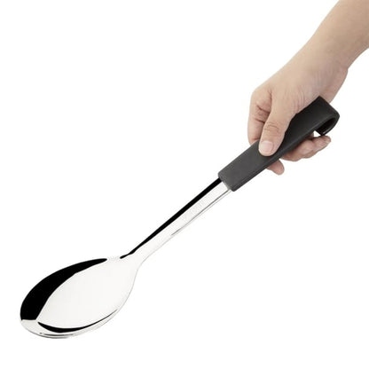 Vogue Black Handled Serving Spoon 340mm cs910