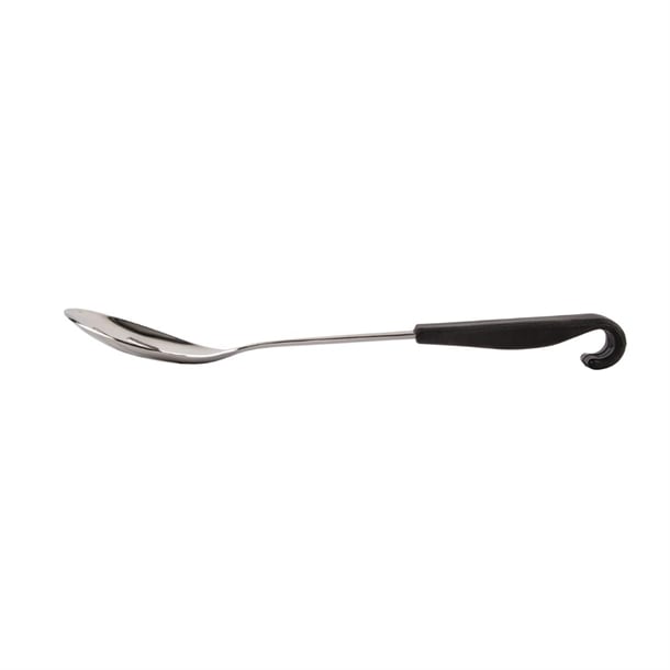 Vogue Slotted Serving Spoon Black Handle 340mm cs911