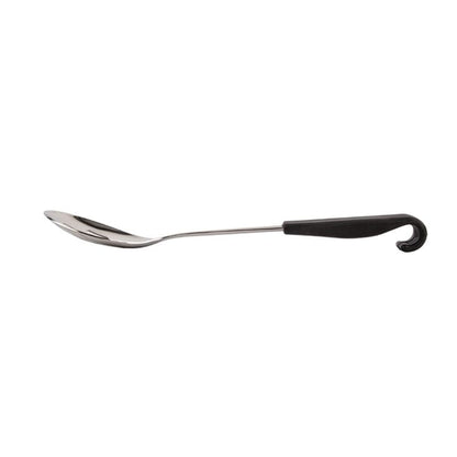 Vogue Slotted Serving Spoon Black Handle 340mm cs911
