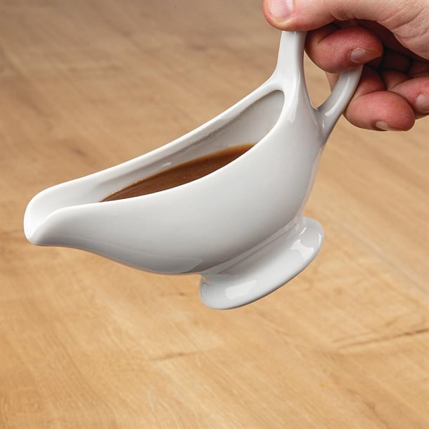 Olympia Whiteware Gravy Boats 180ml (6 Pack) c243