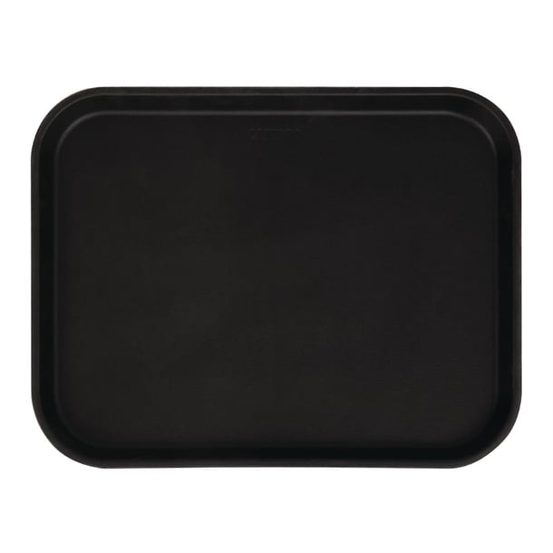 Cambro Camtread Fibreglass Rectangular Non-Slip Tray Black 457mm ct277