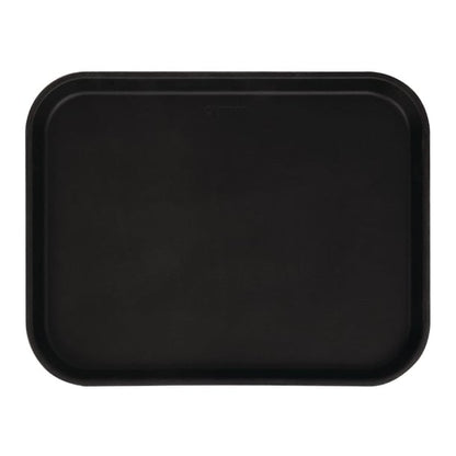 Cambro Camtread Fibreglass Rectangular Non-Slip Tray Black 457mm ct277