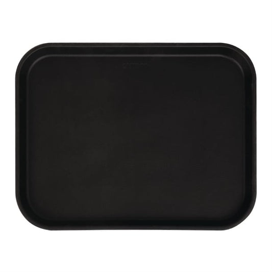 Cambro Camtread Fibreglass Rectangular Non-Slip Tray Black 457mm ct277