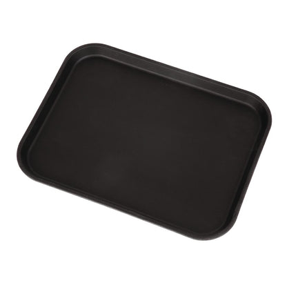 Cambro Camtread Fibreglass Rectangular Non-Slip Tray Black 457mm ct277