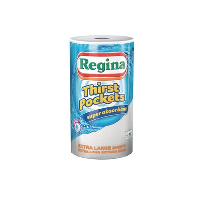 Regina Thirst Pockets Kitchen Roll White 2-Ply 22.9m (6 Pack) ct325