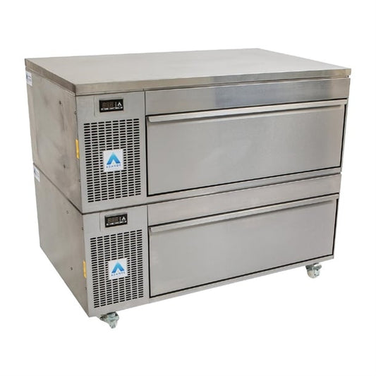 Adande Counter Fridge Freezer Double Drawer VCS2/CW/S2 cu164