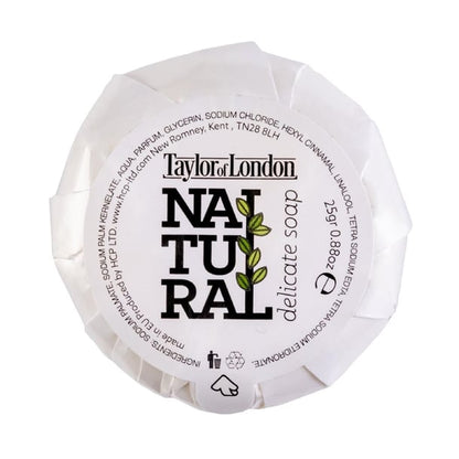 Hotel Complimentary Taylor of London 90% Natural Pleated Soap 25g (100 Pack) cu221