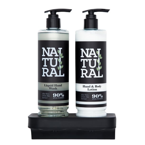 Hotel Complimentary 90% Natural Range Double Magnetic Wall Bracket for 400ml cu227