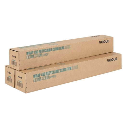 Vogue Wrap450 Eco Cling Film Refill (3 Pack) cu258