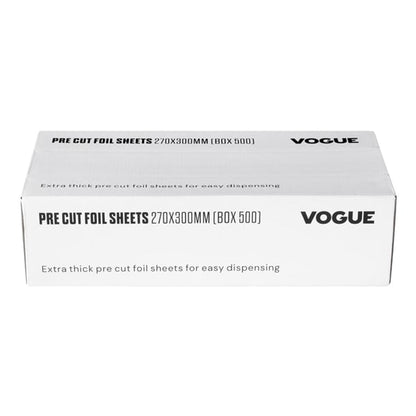 Vogue Aluminium Foil Sheets 270x300mm (500 Pack) cu259