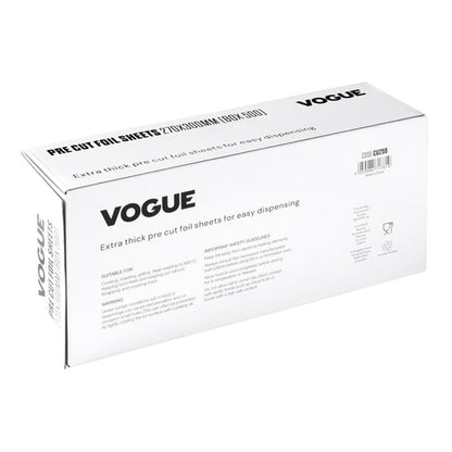 Vogue Aluminium Foil Sheets 270x300mm (500 Pack) cu259