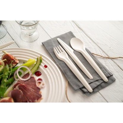 Sabert Recyclable Paper Cutlery Fork (1000 Pack) cu494